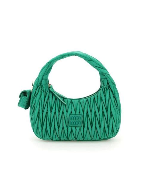 green velvet miu miu side handbag|miu michael's bags.